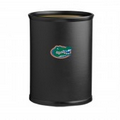 Collegiate Logo Oval Metal Fire Retardant 13 Qt. Wastebasket - Florida